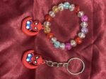 Slayo Kids Bracelet and Keychain with Cartoon Characters | Cute Gift Set for Girls - Image 3