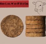 Cow Dung Upple (24 Pcs) | Natural Gomaya Cakes for Pooja & Havan | Organic Dried Cow Dung | Home Ritual & Agarbatti Use - Image 2