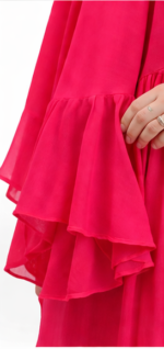 Stylish Pink Kurta Palazzo Set for Women | Embroidered Ethnic Party Wear Dress - Image 6