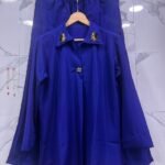 Women’s Royal Blue Shirt & Palazzo Set | Stylish Casual Co-Ord Set for Women