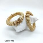 Antique Gold Plated Designer Bangles for Women | Traditional Bridal Kada Set