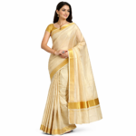 Premium Tissue Cotton Blend Saree for Women in Bangkok | Shop on ZoomMart