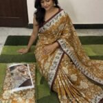 Handloom Cotton Kalamkari Soft Saree