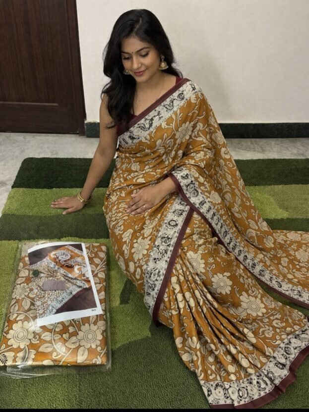cropped-cropped-Screenshot_2026-03-30-14-42-27-26_96b26121e545231a3c569311a54cda96.jpg Handloom Cotton Kalamkari Soft Saree - Image 1