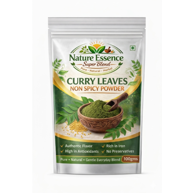 cropped-cropped-imresizer-1776321492723.png Curry Leaves Powder 100g | Non-Spicy Natural Curry Leaf Powder | Herbal Superfood for Hair & Health - Image 1