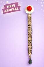 Royal Rose Bridal Jada | Floral Hair Braid Accessory | Traditional Bridal Jadai Alangaram | Gold Finish Hair Jewellery