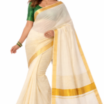 Border Tissue Neli Cotton Blend Saree for Women | Elegant Saree on ZoomMart