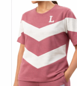 Women’s Cotton Lounge Wear Set | Stylish Co-Ord Tracksuit | Casual Activewear T-Shirt & Pant Set (Dusty Rose) - Image 5