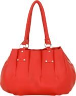 Women’s Red Tote Handbag with Spacious Interior & Secure Zipper Closure - Image 2