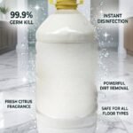 Citrus Floor Cleaner Disinfectant Liquid – Fresh Citrus Fragrance – Multi-Surface Floor Cleaner