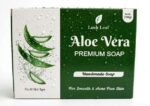 Lush Leaf Aloe Vera Handmade Herbal Soap for Hydration & Gentle Cleansing